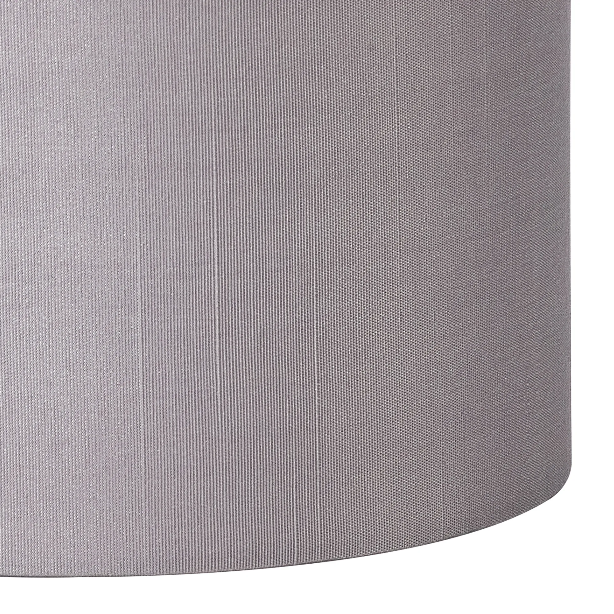 Serena 16cm Faux Silk Fabric Shade Grey, White D0869  Deco Serena